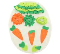 DECHOUS Bunny Snuffle Mat Pet Foraging Pad with Non-slip Bottom for Rabbits Hedgehogs Guinea Pigs Machine Washable Slow Feed Sniffing Mat Stimulates Natural Foraging Instinct and Enhances