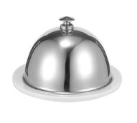 DECHOUS Butter Dish Ceramic with Lid 3.74X3.74X2.36In Airtight Covered Container for Butter Cheese Serving and Storage