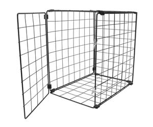 DECHOUS Car Cat Cage Pet Cage Prevents Scratching and Biting Iron Foldable Design Household Domestic Environment for Cats and Pets