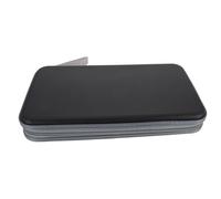 DECHOUS Car CD Case 80 Capacity Disc Storage Bag Polyester Plastic Material and Zipper Closure, Protects Discs from Scratches and Damage, for Organizing Cds at Home the Car