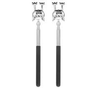 DECHOUS Cat Back Scratcher Telescopic Stainless Steel 2Pcs Portable Handheld Massage Tool for Elderly Men and Women at Home