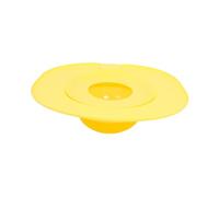 DECHOUS Cat Toilet Training Kit with Toilet Adapter and Washable Pan for Cats Includes 2 Suction Cups Yellow Design for Home Bathroom Training