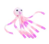 DECHOUS Catnip Plush Octopus Cat with Striped Soft Fabric, Interactive Chew for Kittens and Cats, Sturdy Teeth Grinding Pet for Indoor Play and Stress Relief