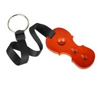 DECHOUS Cello End-pin Stopper Non-slip Anchor Rest with Oak Wood and Alloy Construction, Small Size Heavy Duty Materials, Stylish Craftwork, Suitable for Cello Players to Protect Floors