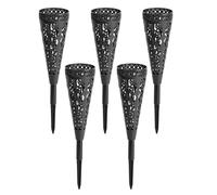 DECHOUS Cemetery Flower Break Resistant and Withstands Heavy Rain 5pcs with Hollow Cone Design Suitable for Grave and Backyard Decoration for Grave and Backyard Decoration
