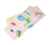 DECHOUS Children’s High Chair Splat Mat Waterproof Non-Slip Under Table Floor Protector 135x135cm Multi-Layer Plastic Coated Baby Dining and Play Mat for Mealtime and Picnic