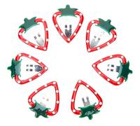 DECHOUS Clips Cute Small Strawberry 15pcs Hair Accessories Hair Clips Metal Won’t Fall off Easily for Hold Tightly Fruit Shape Baby Girls for Everyday Use