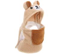 DECHOUS Cockatiel Bird Cosplay Clothes Small Animal Apparel Thickened Warm Flight Hoodie Parrot Outfit Bird Photo Prop Winter Cotton Coat