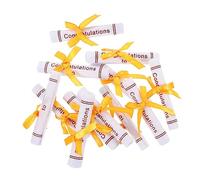 DECHOUS College Graduation Party Decorations Pcs Non-woven Graduation Ornament Set Mini Certificate Scrolls Bear Doll Accessory Random
