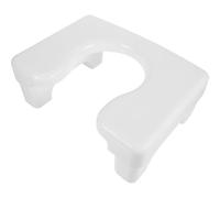 DECHOUS Comfortable with Sturdy Shape Material Pp and Simple of Sleek Made for Toilet Stool to Use Stylish Design, Step Posture Bathroom Families