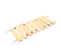 DECHOUS Creative Beige Synthetic Material Hamster Cage Ladder for Small Pets, Natural Ladder Shape to Keep Stable and Health, Exercising for Cage