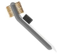 DECHOUS Creative Kitchen Brush Metal Wire Brush Long Handle Abs Steel Ergonomic Handle Corner Cleaning Unique Design Curved Surfaces Windows