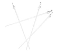 DECHOUS Curtain Rod Swivel Rod 4Pcs with 17-Inch Length for Venetian Blind Control and Drapery Opening