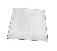 DECHOUS Dampproof Outdoor Camping Mat 3x3M Aluminum Foil Sleeping Blanket for Hiking Picnic Travel Random Edge Color Lightweight Portable Cushion