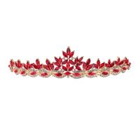 DECHOUS Delicate Rhinestone Studded Wedding Headband with Padded Design to Keep Your Hairstyle, Alloy Bride Hair Ornament for Party and Show, Suitable for Moms and Daughters