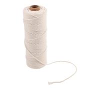 DECHOUS Diabolo Cotton Replacement Rope, 0.08 inches (2 mm) x 328.4 ft (100 m), Single, Double Wheels, Durable White Cord, For Acting String, Enjoyable by Adults