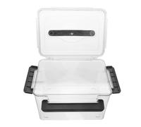 DECHOUS Digital Camera Lens Storage Box Medium Acrylic Protective Case with Sealing Ring Grey for Photo Accessories Organizer and Camera Gear Storage