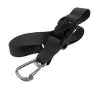 DECHOUS Diving Mask Keeper with Quick-Release Fin Clip Lanyard Strap, Black Scuba Fin Holder for Freediving and Cold Water Snorkeling Gear