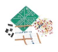DECHOUS DIY Soldering Practice Kit with Speed Flow LED Light Effect, Plastic Material, Assorted Colours, for Skill Development and Teaching in Electronic LED Kit Projects