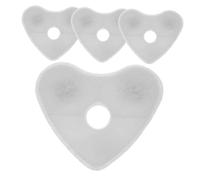 DECHOUS Dog Water Fountain Filters Replacement and Convenient Use 4pcs Heart Shaped with Coconut Shell Material, Strong Adsorption Capacity for Pet Water Fountain