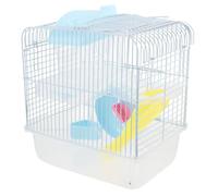 DECHOUS Double-layer Hamster Castle Cage with Unique Castle Style Design and Plastic Wire Material, Comfortable and Safe to Rest, Small Pet House for Hamsters and Guinea Pigs
