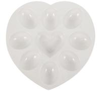DECHOUS Easter Platter Ceramic Storage Tray for Serving Displaying Fresh at Parties and Gatherings