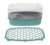 DECHOUS Ecological Turtle Tank Plastic Lid Small Turtle Terrarium Breeding Includes Aquarium for Basking Platform in Reptile Enclosure