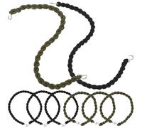 DECHOUS Elastic Boot Straps with Small Hooks Portable Leggings Ropes 8pcs Made of Sturdy Polyester Yarn and Aluminium Alloy, for Tidy Pants Legs for Outdoor Activities and Cycling