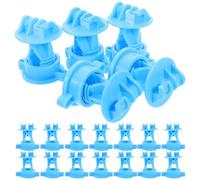DECHOUS Electric Fence Wire Insulators Accessory 50pcs for Wood Posts Sturdy Pp Material with Long Life and Not Easily Broken and Fence Wire for Pasture and Yard Use