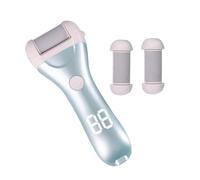 DECHOUS Electric Rechargeable Pedicure Tool with Digital Display, Waterproof Callus Remover Foot File for Dead Skin and Hard Heel Care, Blue Abs Feet Care Device for Home Use