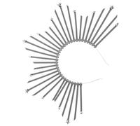 DECHOUS Elegant Silver Goddess Ring Headband Multi-purpose Decorative Hair Accessory for Women Beauty Pageants Banquets and DIY Costume Use