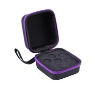 DECHOUS Essential Oils Storage Bag 7 Slots Eva 5ml Capacity Roller Bottle Holder Portable Travel Case the Go Protection and Secure Storage