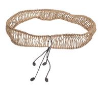 DECHOUS Ethereal Drum Rope 12-inch Hand-braided Jute Twine Wrapping Cord Protective Cover for Steel Tongue Drum Accessories Music Instrument Random Color Random Color