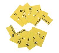 DECHOUS Evidence Number Markers 10pcs Waterproof Plastic with Scale Ruler Lightweight for Traffic Accidents and Crime Scene Investigation