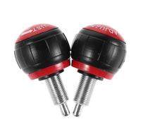 DECHOUS Exercise Bike Replacement Knob with Ergonomic round Ball Handle M16x26mm 2pcs Iron Pull Pin Quick Installation Workout Accessories for Weight Machines for Intense Workouts
