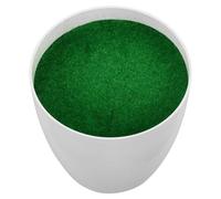 DECHOUS Fake Flowers Planter Miniature Plastic Pot 10.5Cm Diameter White Round Indoor Desktop Gardening and Home Decor