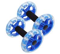 DECHOUS Fitness Roller Ab Wheel Dual Wheel Core Workout Equipment for Men and Women Home Use Abdominal Exercise Device for Tummy Control