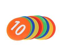 DECHOUS Football Training Markers Bright Flat Spot Discs for Agility Drills Durable Landmark Mats with Patterns for Soccer Basketball Gym Activities Random Color