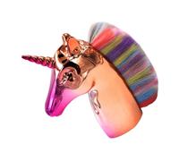 DECHOUS Foundation Brush Fantasy Shape Design Brush 7.5in Plastic Handle Artificial Fiber Bristles Easy to Hold Makeup Application for Women Daily Use with Bag Package