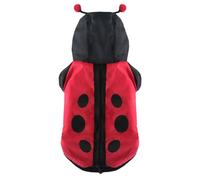 DECHOUS Funny Ladybird Dog Costume Cotton Coat Small Pet Halloween Outfit for Dogs and Cats, Cute 3d Ladybug Pet Clothing for Party and Festival