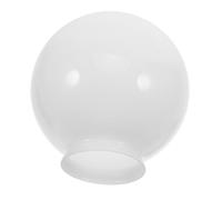 DECHOUS Glass Lamp Shade Frosted Milk White 150mm Round Glass Globe Replacement Light Cover for Ceiling Fans and Floor Lamps, Single Piece Fixture Globe for Home Lighting