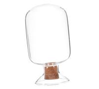 DECHOUS Glass Match Storage Jar Bottle Match Holder Jar Striker Favour Bottles