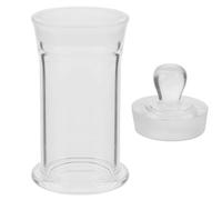 DECHOUS Glass Sample Bottle Made of Sturdy Glass with Solid Base Design Easy to Carry Specimen Storage Bottle for Chemistry and Life Science Applications