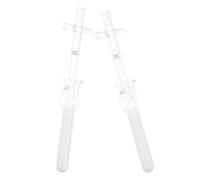 DECHOUS Glass Tissue Homogenizer Efficient Grinding 2pcs 2ml Capacity Versatile Glass Cell Tissue Grinder for Scientific Experiments and Research Facility Laboratory Tool