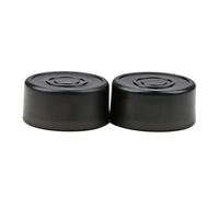DECHOUS Guitar Effect Pedal Footswitch Toppers Simple Installation and Extended Service Life 2pcs Black with Material for Guitar Effects Pedal Use