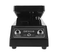 DECHOUS Guitar Wah Volume Effect Pedal, Mini Compact Electric Guitar Foot Pedal Effects, Adjustable Wah Depth and Active Volume Control, Black Metal Plastic, for Amp Systems, Stage