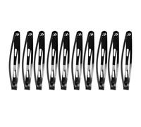DECHOUS Hair Clips That Securely Attach and Can Be Decorated Drop-shaped 60pcs Made of Alloy Black Simple Hair Accessories for Handwork Craft and Sandy Beach Styling