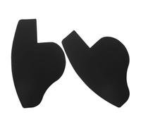 DECHOUS Hairline Design Card Beard Shaping Tool 2Pcs Compact Lightweight PVC Classic Style for Professional Men Personal Use Hair Fiber Spray