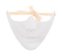 DECHOUS Half Face Mask Decorative Steampunk Style Mechanical Gothic for Adults Lightweight Plastic Unisex Design Suitable for Themed Parties and Office Use
