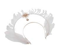DECHOUS Halloween Decorations Nun Ring Crown Headband for Halloween Masquerade Costume Party Material Queen Headband Style